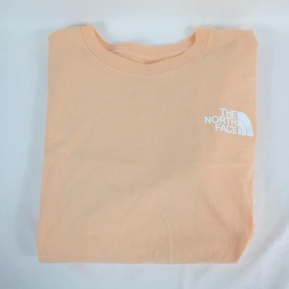 The North Face Light Orange Peach Short Sleeve T-Shirt Womens Size M - Picture 6 of 6